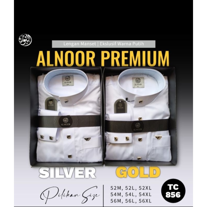 JUBAH AL NOOR HITAM POLOS MANSET DAN NON MANSET IMPORT