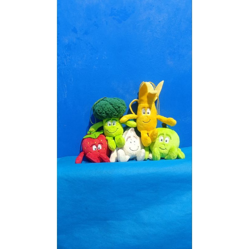 Gantungan Boneka Seri Buah-buahan dan Sayuran