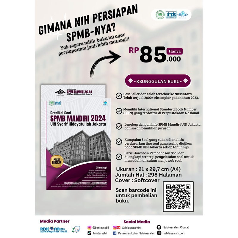Buku SPMB Mandiri UIN Jakarta 2024