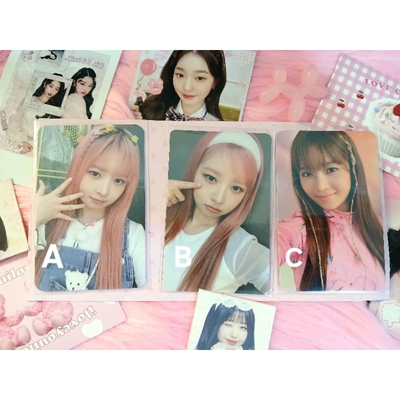 [READ DESC] wts rei ive official photocard rei beatroad wave japan peach c rei ive