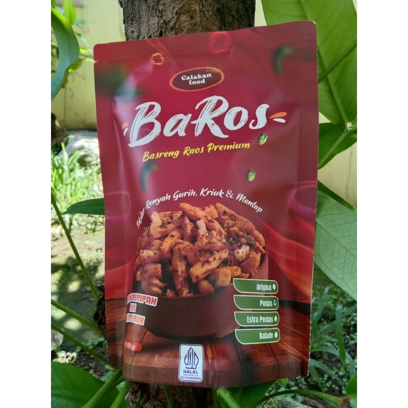 

BAROS (Basreng Raos Premium) dengan berbagai varian rasa, Original,pedas, ekstrak pedas,balado