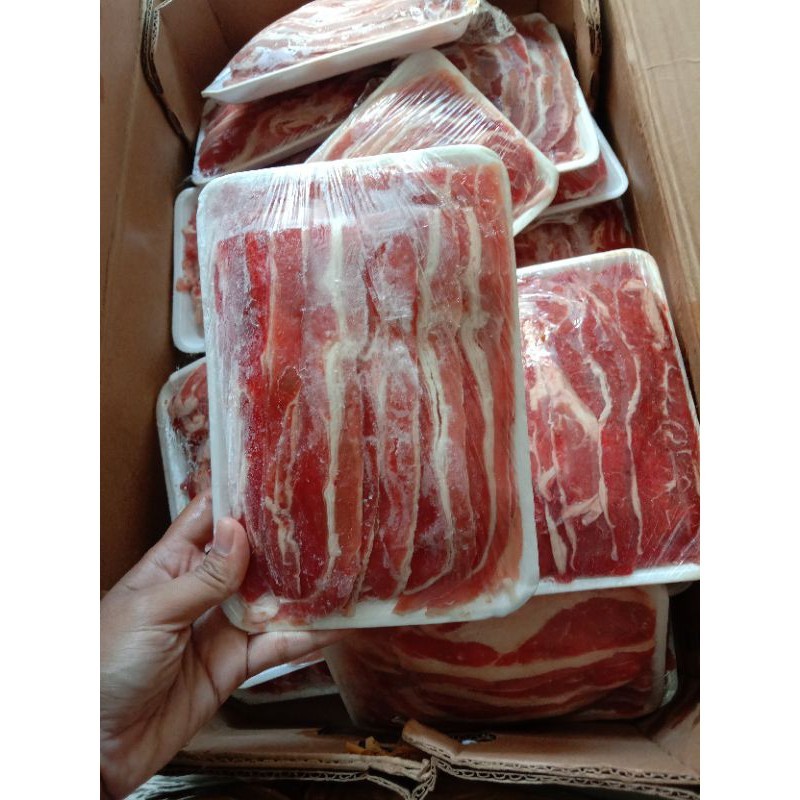 

BEEF SLICE SHORT PLATE MIX 500GR DAGING GRILL BBQ