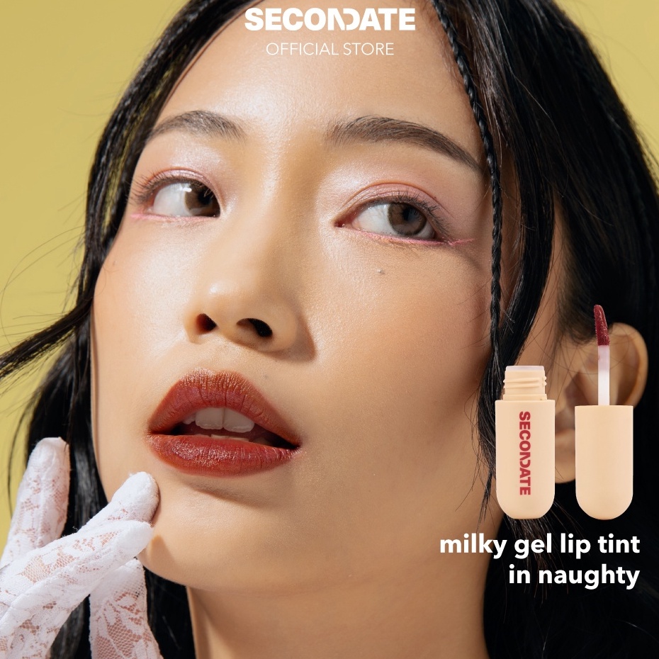 SECONDATE Milky Gel Lip Tint Naughty