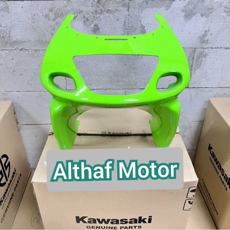 Batok lampu depan ninja rr old HIJAU batok fairing depan ninja rr old cowling upp