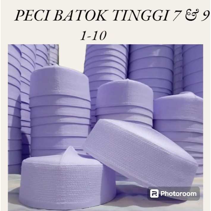 Peci Batok Peci Batok Putih Peci Batok Pendek Peci Batok Putih tinggi 7 Peci Batok pendek Putih