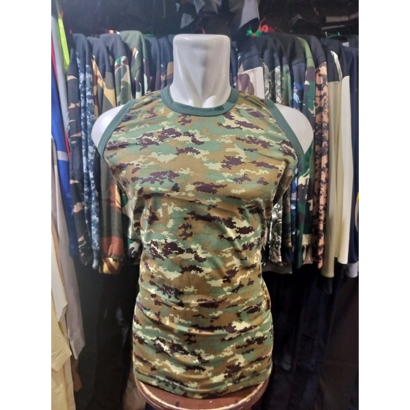 KAOS SINGLET LORENG KOSTRAD ARMY TNI / KAOS SINGLET LORENG ARMY / SINGLET LORENG ARMY PRIA