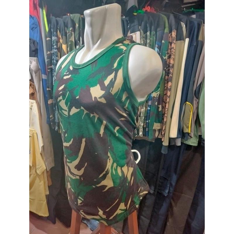 KAOS SINGLET LORENG MALPINAS ARMY TNI / KAOS SINGLET LORENG ARMY / SINGLET LORENG PRIA ARMY