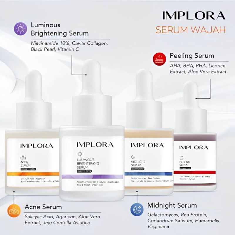 Implora Face Serum Original BPOM