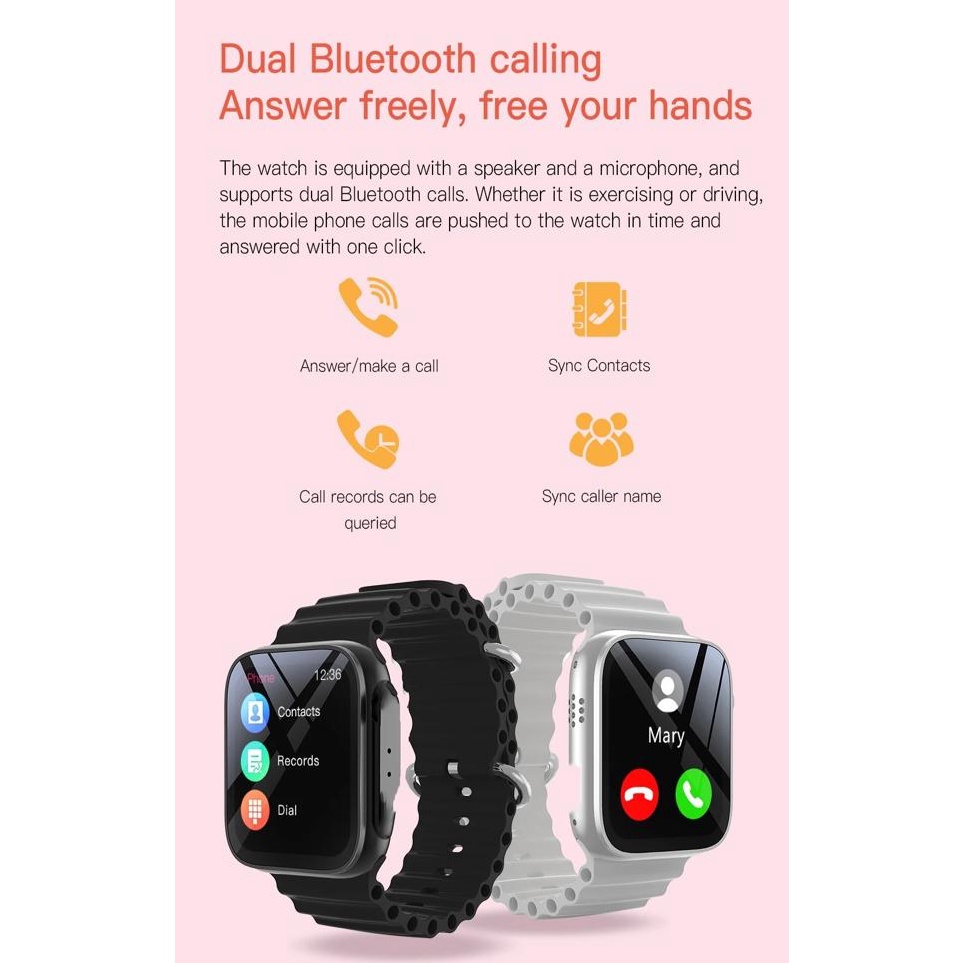 Buruan Beli Smartwatch WATCH 8 Ultra Series Fitness Activity Tracker Sports  WATCH 8 ORANGE