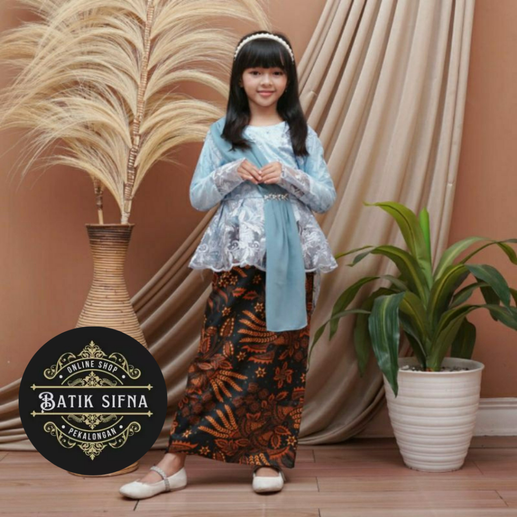 baju brokat anak umur 6-10th | kebaya anak perempuan |  pakaian pesta anak | BAJU ANAK MODERN MODEL 