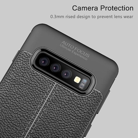 CASE SAMSUNG S10 / S10 PLUS / S10E / S10 LITE CARBON AUTOFOCUS MOTIF KULIT ORIGINAL LUXURY
