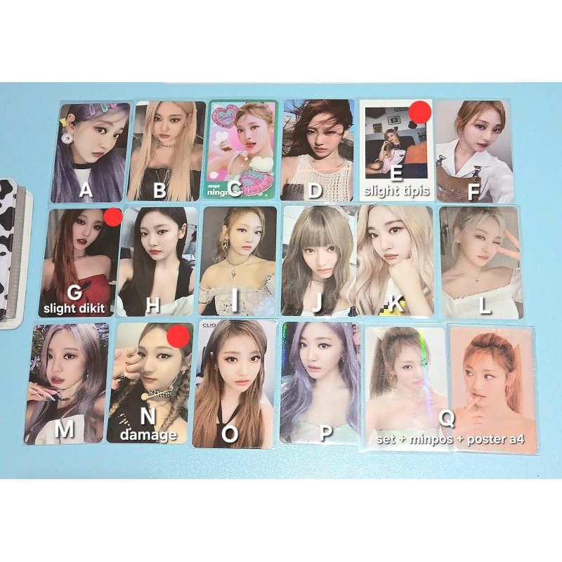 READY STOCK || OFFICIAL PHOTOCARD AESPA NINGNING - MY WORLD GIRLS SAVAGE SINK DIVE SEASON'S GREETING