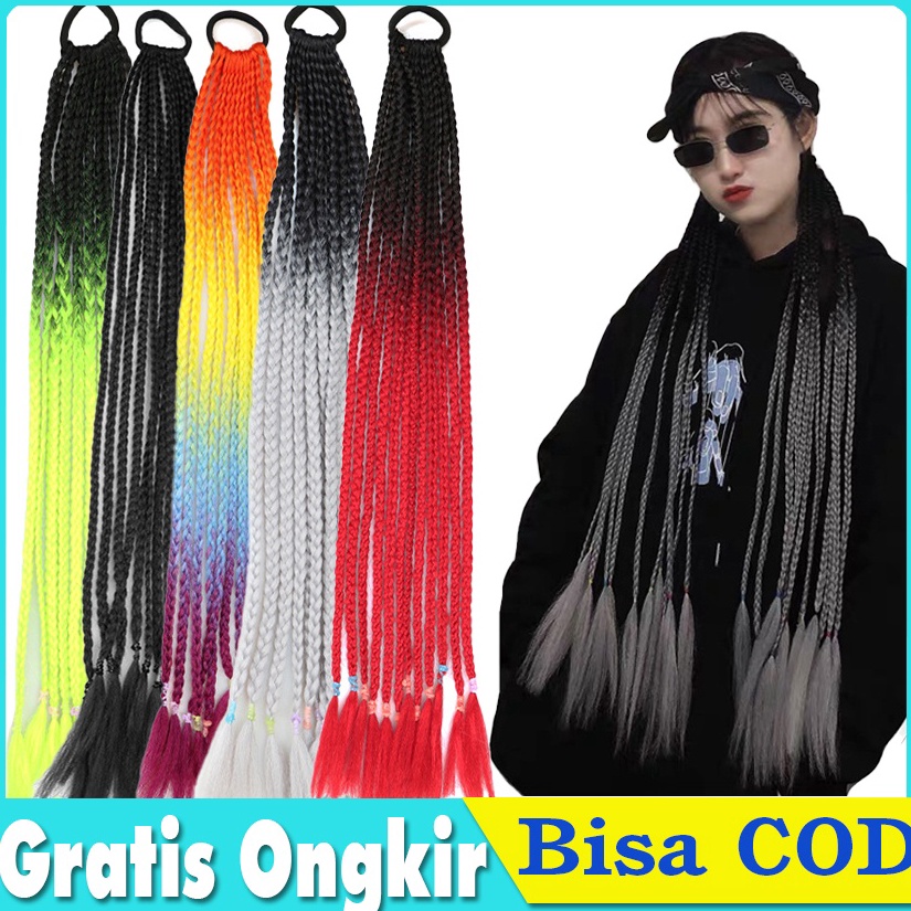 ART O2Y Rambut Extension Kepang Rambut Sintetis Model Kepang Jumbo Panjang 24Inch Rambut Kepang exte