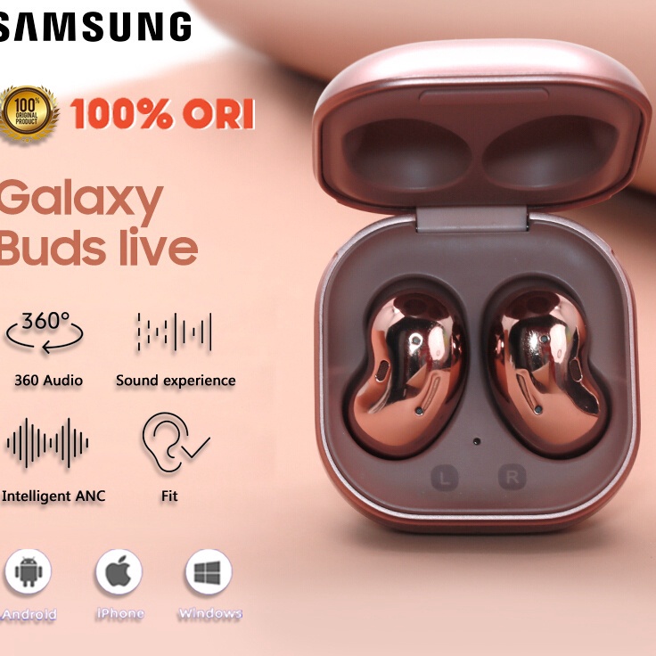Murah Banget Samsung Galaxy Buds Live earphone bluetooth 1 Original in ear earphone earphone wireles
