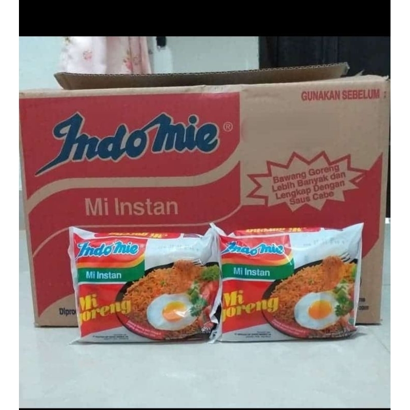 mi instan, indomie goreng 1 dus