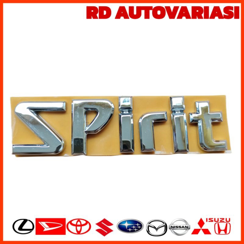 EMBLEM SPIRIT MOBIL NISSAN TERRANO/LOGO TULISAN MERK SPIRIT