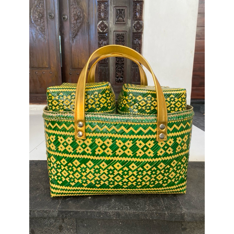 Tas bambu set 4 keben