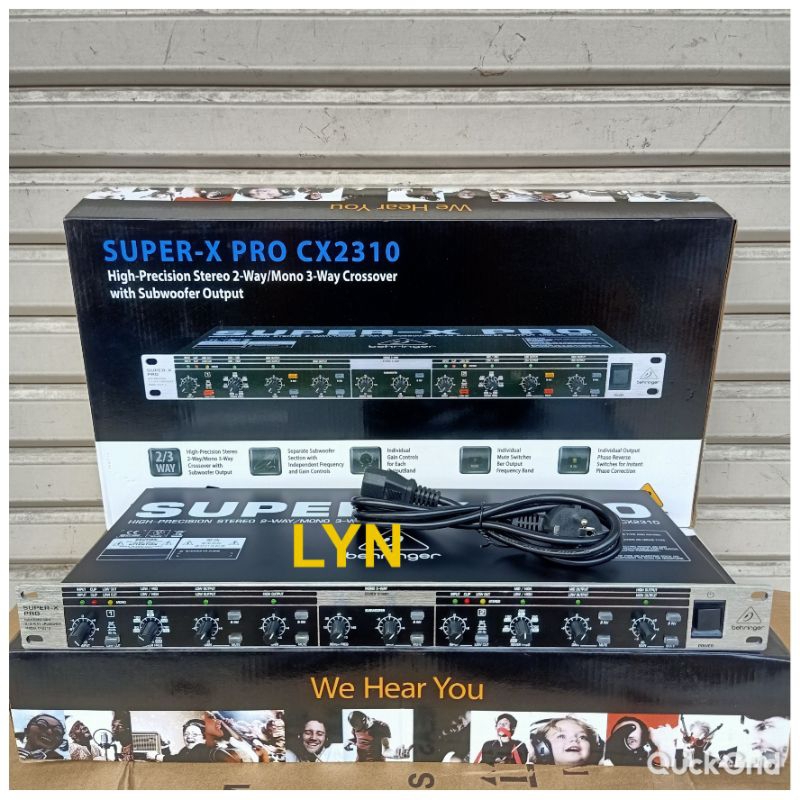 CROSSOVER BEHRINGER CX2310 CROSSOVER AKTIF 2/3 WAY CX 2310