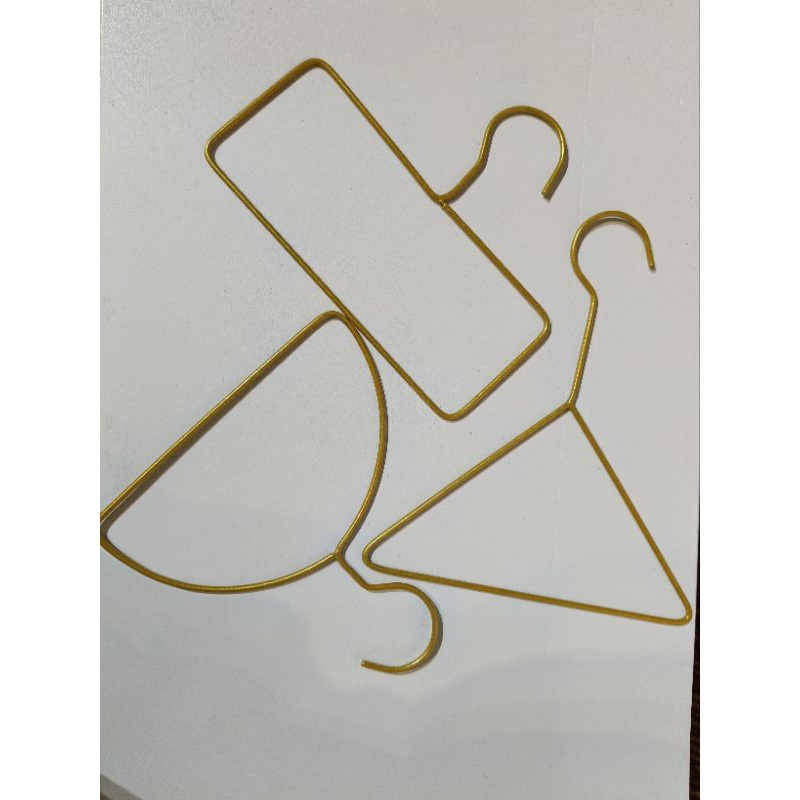 hanger kerudung besi gold// gantungan kerudung segitiga//hanger pasmina gold// hanger termurah// han
