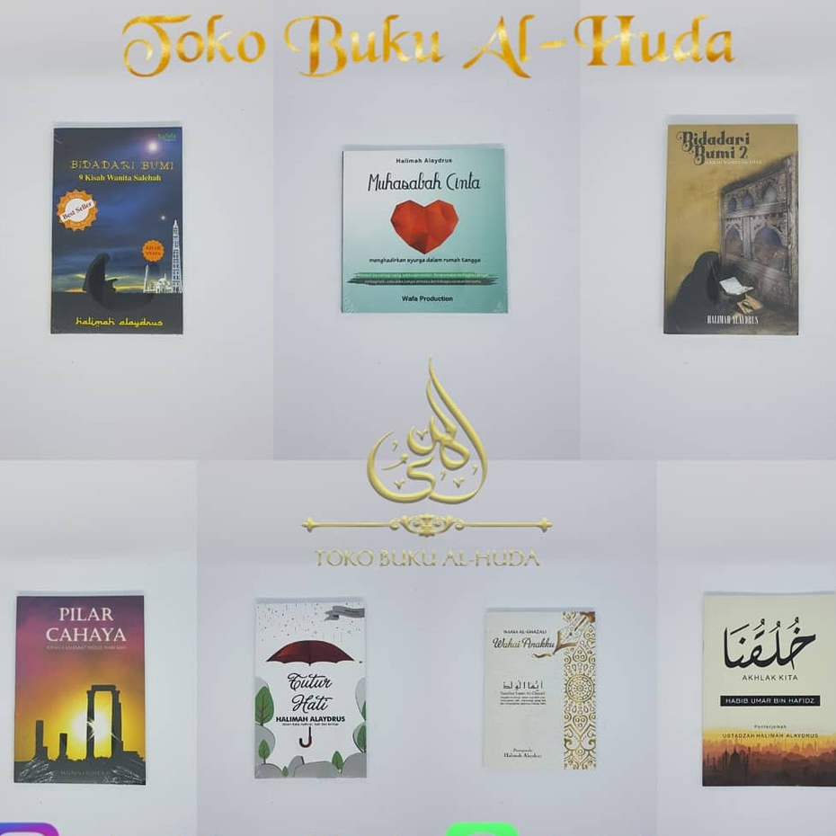 Paket 7 Buku Ustadzah Halimah Alaydrus