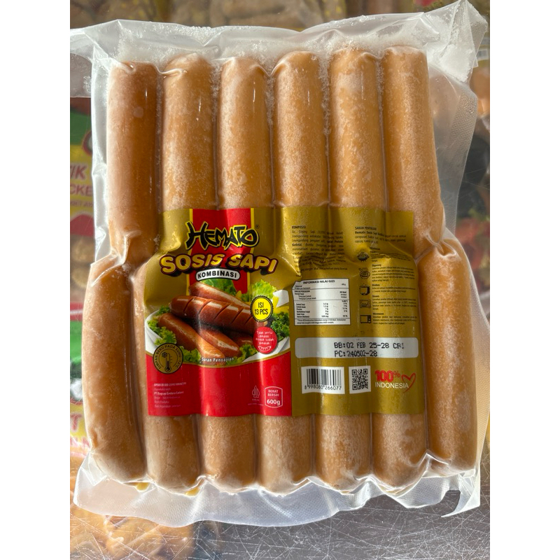 

Hemato sosis sapi bakar 12+1 600gr