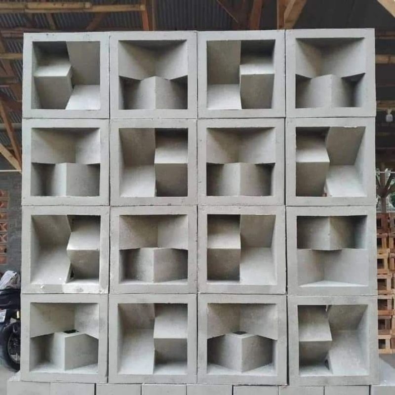 roster beton motif zig-zag