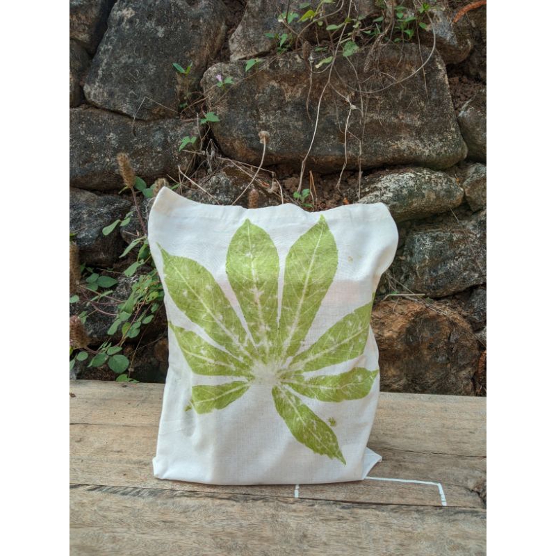 Tas Ecoprint "hasil karya anak SMP"