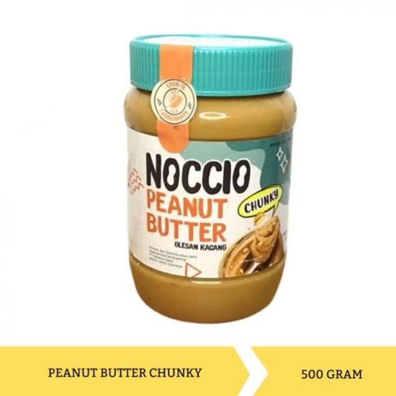 

NOCCIO Selai Peanut Butter Chunky 500g