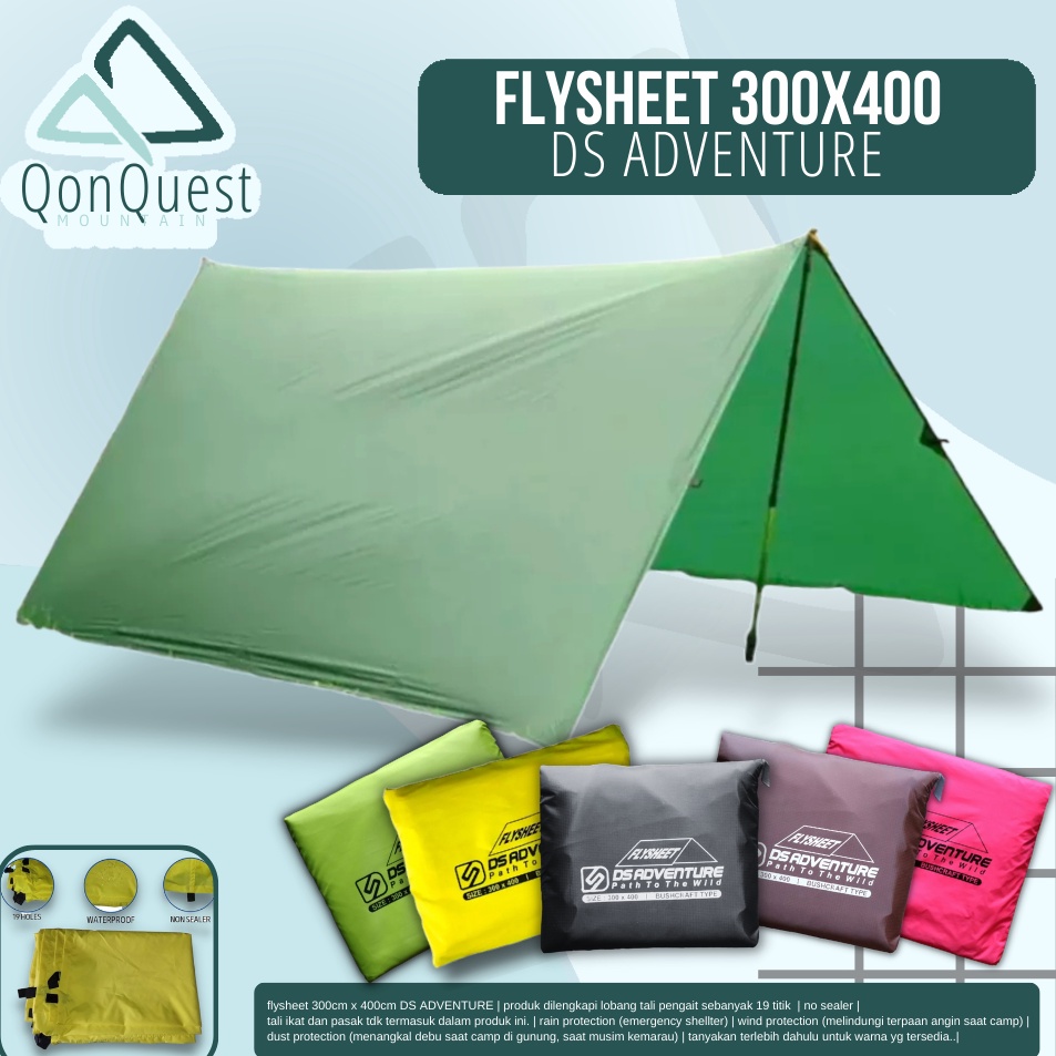 flysheet 3x4 DS Adventure traptrent bushcraft  flysheet 4x3meter  flesit 3x4  flyshet 3x4 flysheet 3