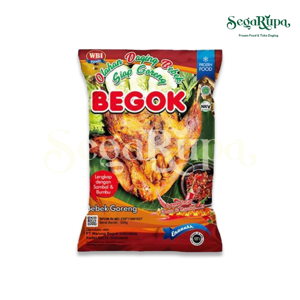 

BEGOK BEBEK GORENG PREMIUM 500 GR - SEGARUPA FROZEN FOOD & TOKO DAGING