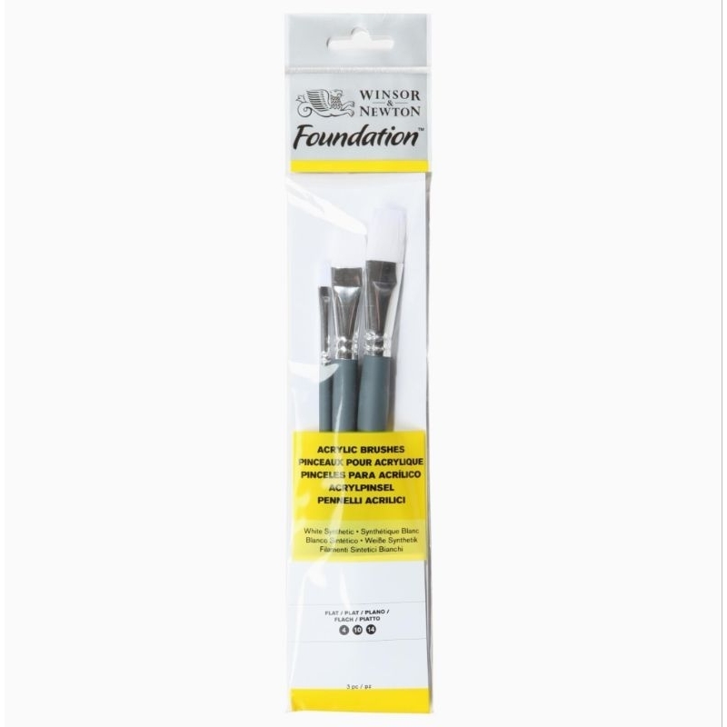 

Kuas Winsor & Newton Foundation Brush Set 3 For Acrylic Paint 5295002