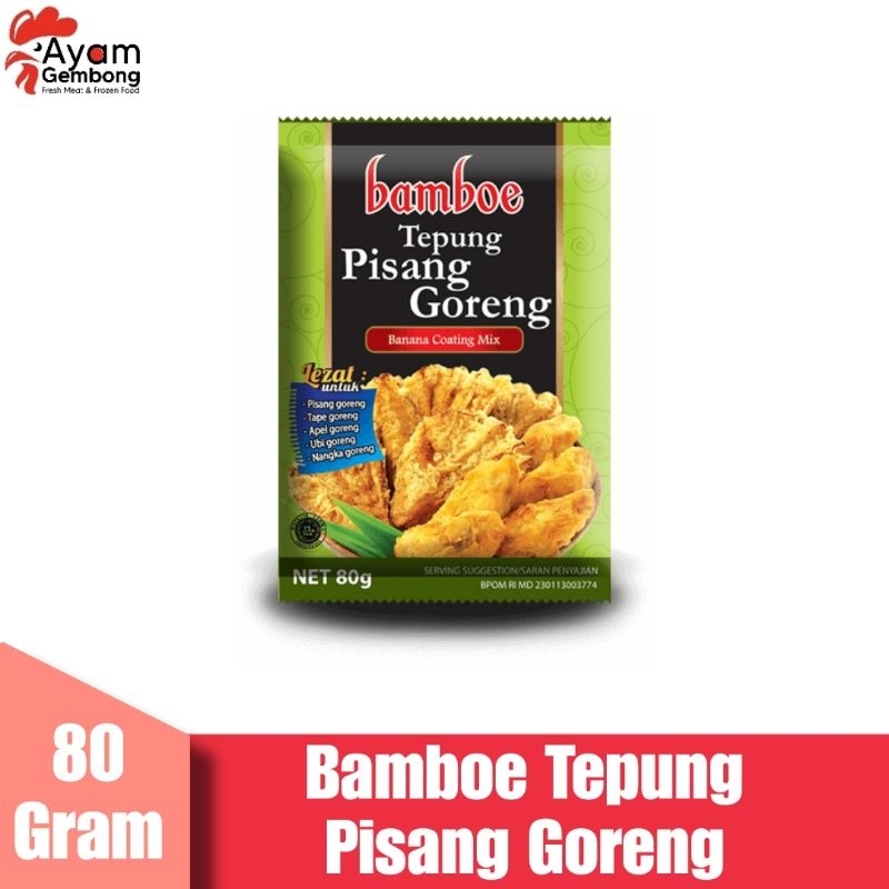 

Tepung Pisang Goreng Bamboe 80g