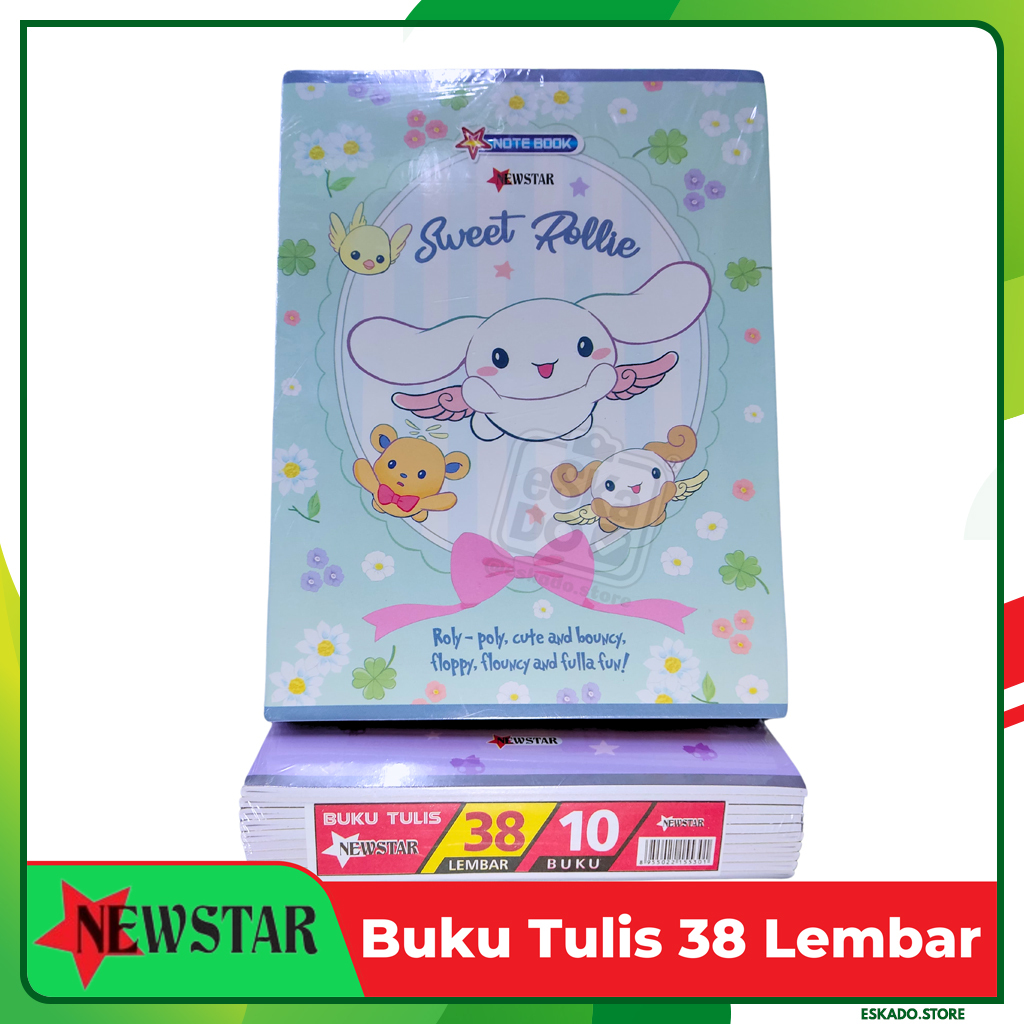 

RB Buku Tulis Quarto 38 Lembar / Buku Tulis New Star Motif Lucu