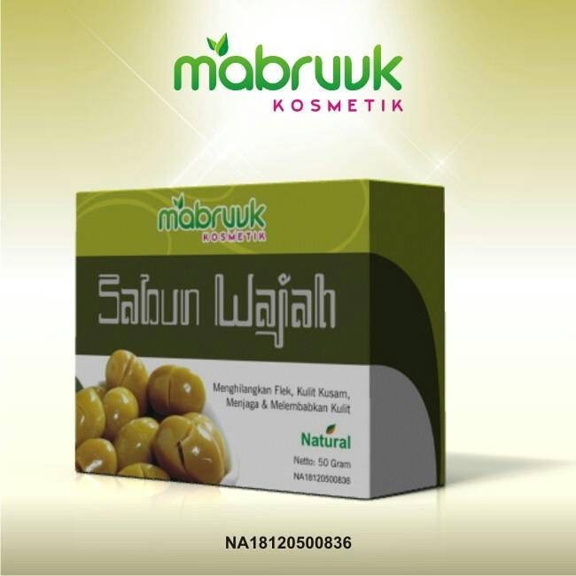 Sabun Wajah Mabruuk 50 gram Menghilangkan Flek Kulit Kusam