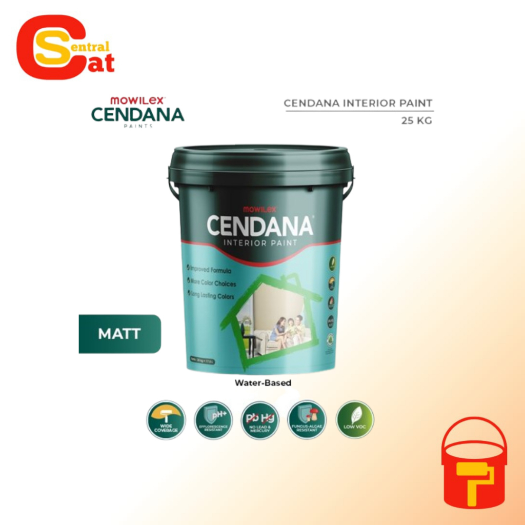 Mowilex Cendana Interior Paint Cat Dinding 25 Kg