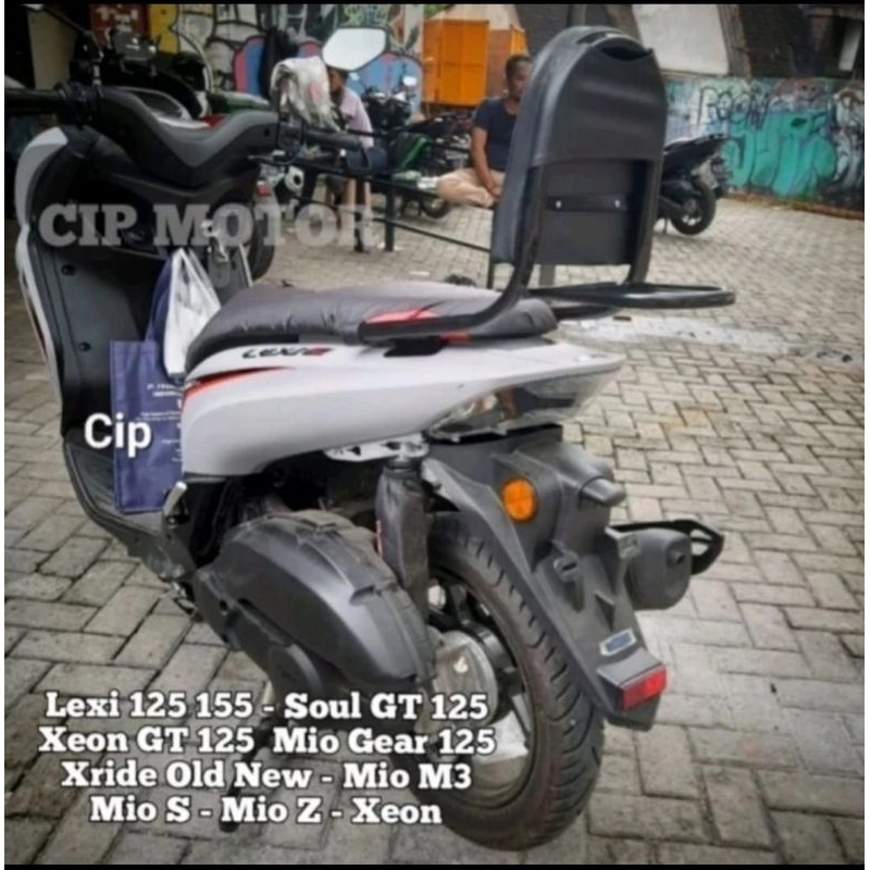 Sandaran Lexi 155 Mio S Mio Z Mio Gear Mio 3 XRide Xeon GT 125