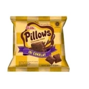 

Oishi Pillow Rasa coklat 1 renceng isi 20bks