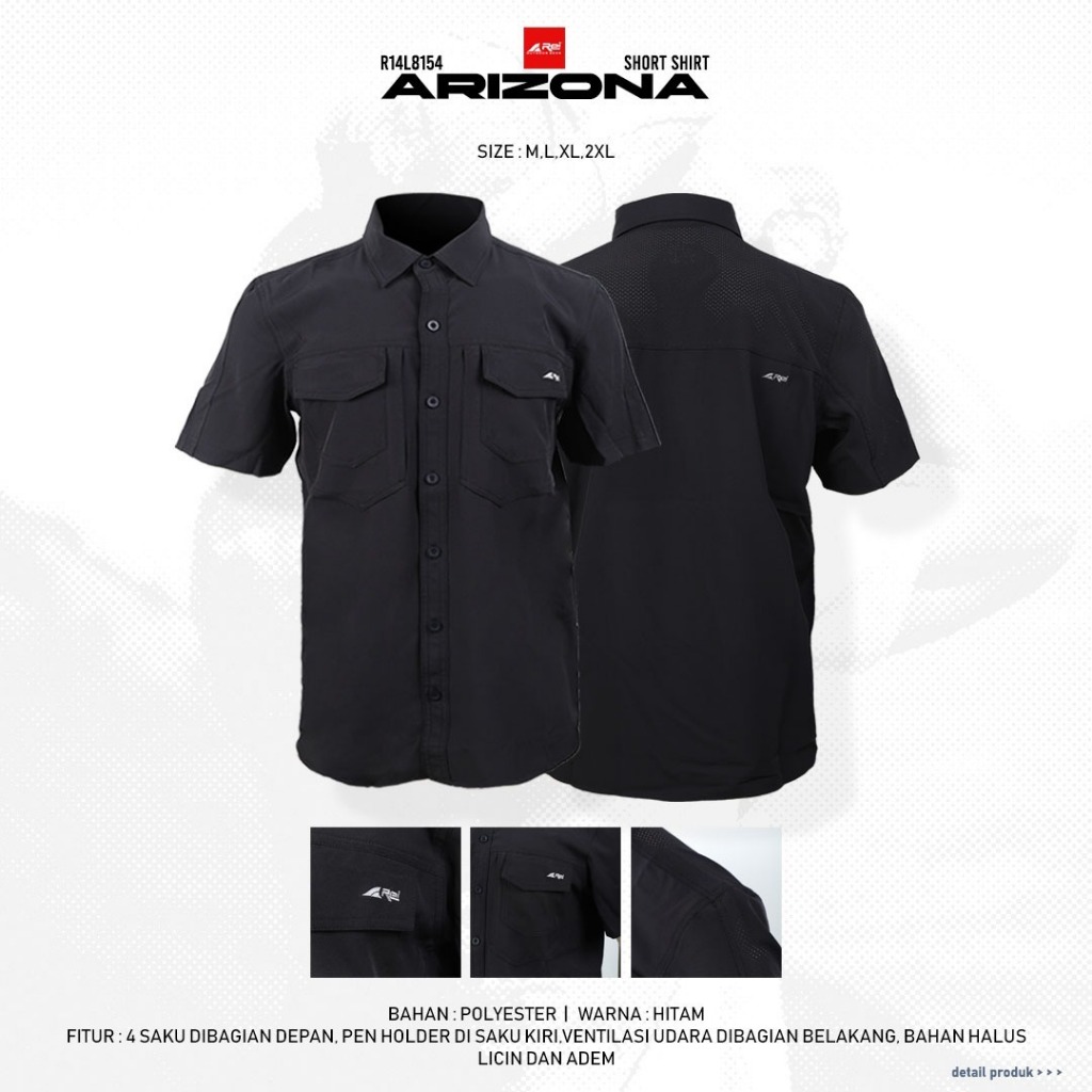 Kemeja Pendek Pria Arizona Arei Outdoorgear