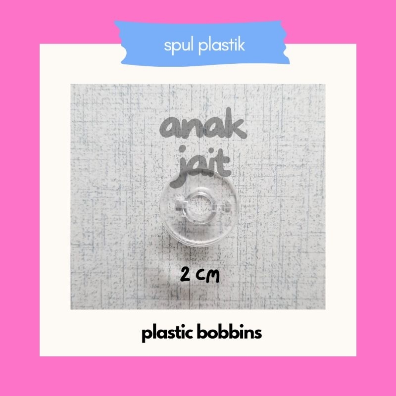 Spool Plastik / Bobbins Plastik / Bobbins Mesin Jahit / Spul Plastik / Bobbins Plastik Bening / Spul