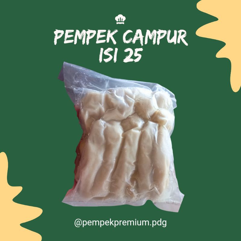 

Pempek Campur Frozen isi 25 (pengiriman sumbar)