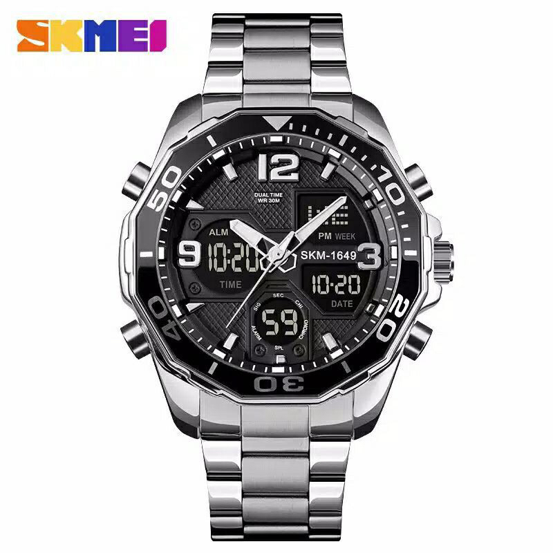 skmei 1649 Jam Tangan Analog Digital Pria