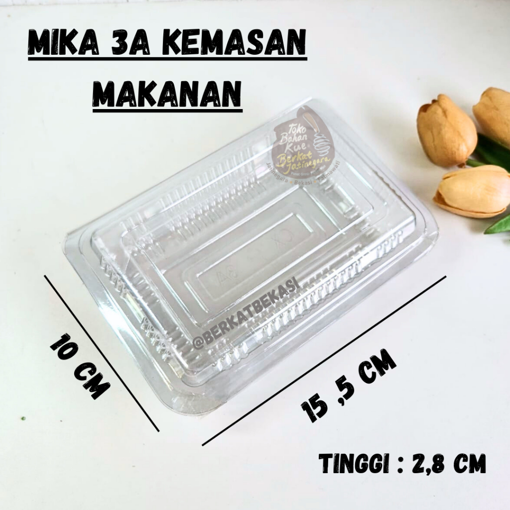 MIKA 3A 100 PCS / MIKA KEMASAN MAKANAN