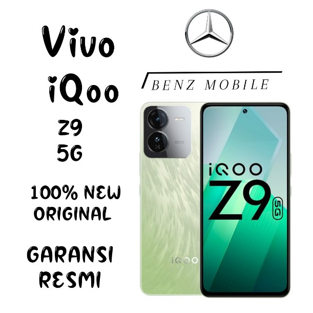 Vivo iQoo Z9 5G 8/256GB Snapdragon 7 Gen 3 new garansi resmi