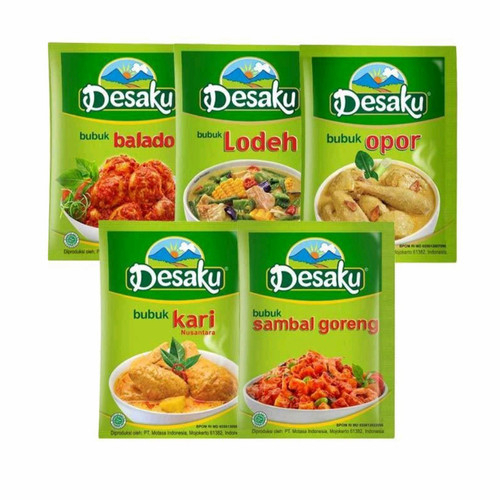 

Desaku Bubuk Bumbu BALADO Sachet / Gulai / Kari / Sambal Goreng / Bumbu Marinasi / Ketumbar Bubuk Bumbu Dapur Instan Lengkap