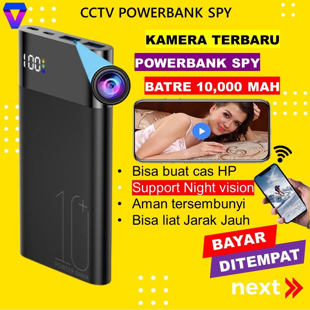 KAMERA PENGINTAI KECIL CCTV MINI TERSEMBUNYI WIFI TANPA KABEL SPY CAM IP HIDDEN CAMERA OUTDOOR JARAK