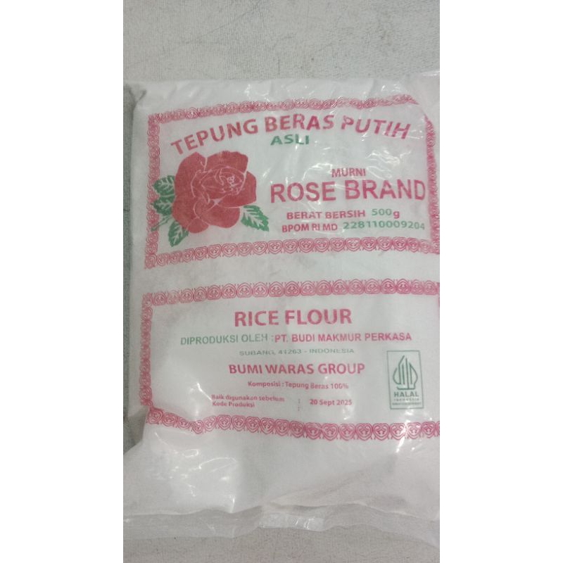 

Tepung Beras Rose Brand 500gram
