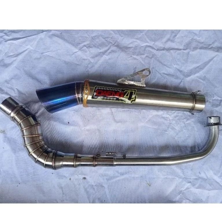 kenalpot racing daeng sai4 leher kobra Jupiter vega supra x karisma shogun smash supra x lama