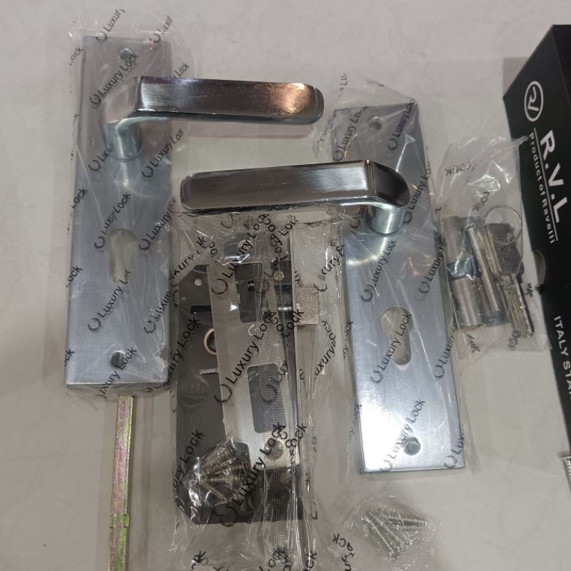 Kunci pintu satu set RVL/kunci pintu sedang