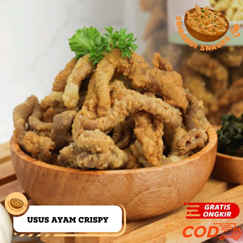 

Keripik Usus Ayam Krispi Gurih Pedas Reyah Bikin Nagih