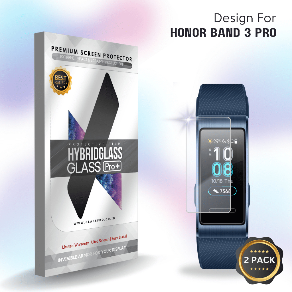 Hybrid Glass Premium Anti Gores Hydrogel Honor Band 3 Pro Full Cover Screen Protector Glass Pro Not 